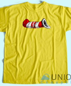 Dr Seuss Cat in The Hat T Shirt Unisex Custom Tee Shirt Printing 3