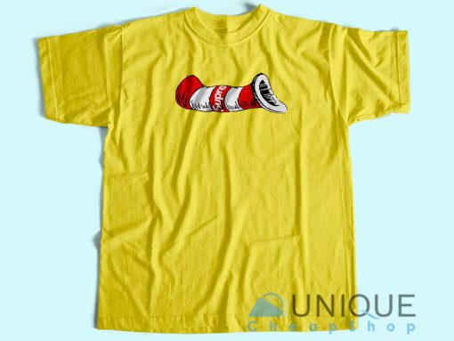 Dr Seuss Cat in The Hat T-Shirt Unisex Custom Tee Shirt Printing