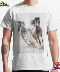 Dusty Wild Horsies Classic T-Shirt Sweatshirt Hoodie