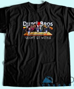 Dutch Bros Coffee Friends T-shirt Unisex Custom Tee Shirt Printing
