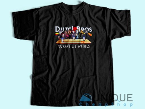 Dutch Bros Coffee Friends T-shirt Unisex Custom Tee Shirt Printing