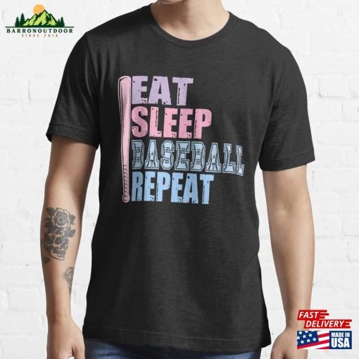 Eat Sleep Baseball Repeat Essential T-Shirt Sweatshirt Unisex