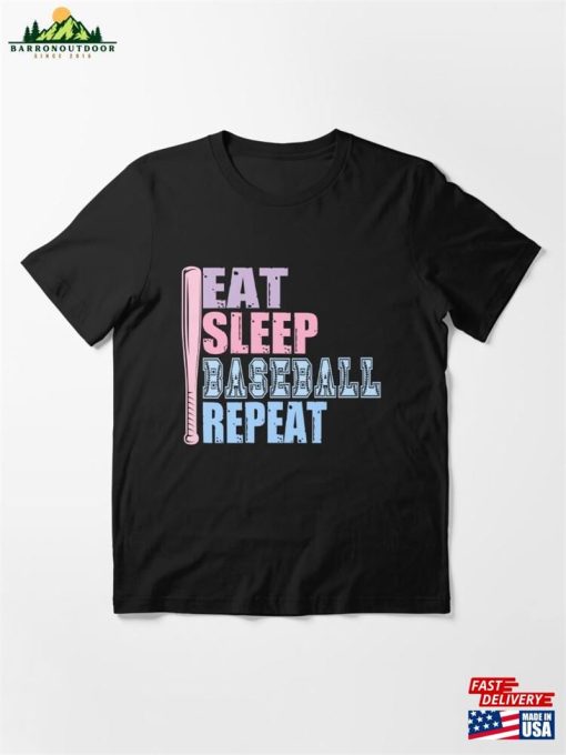 Eat Sleep Baseball Repeat Essential T-Shirt Sweatshirt Unisex