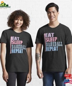 Eat Sleep Baseball Repeat Essential T Shirt Sweatshirt Unisex 3