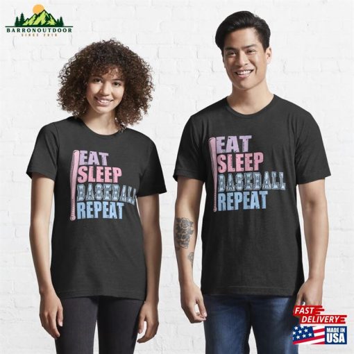 Eat Sleep Baseball Repeat Essential T-Shirt Sweatshirt Unisex