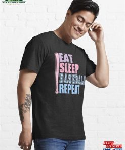 Eat Sleep Baseball Repeat Essential T Shirt Sweatshirt Unisex 4
