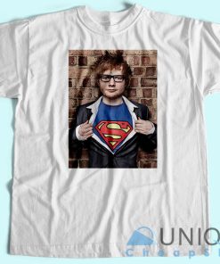 Ed Sheeran Superman T Shirt Unisex Tee Shirt Printing Size S 3XL 3