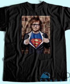 Ed Sheeran Superman T Shirt Unisex Tee Shirt Printing Size S 3XL 4