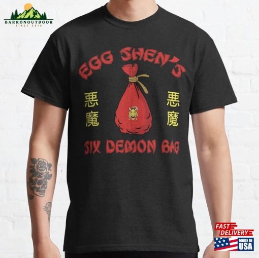 Egg Shen’s Six Demon Bag Wind Fire And All That Kind Of Stuff Classic T-Shirt Unisex