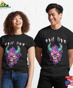 Evil Live Classic T Shirt 3
