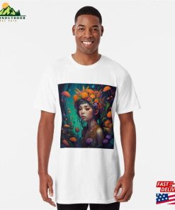 Fairy In A Mushroom Forest Long T-Shirt Classic Hoodie