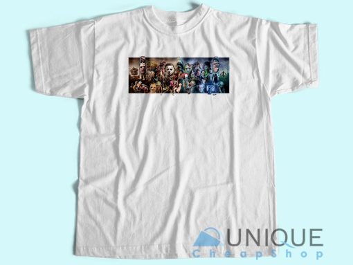 Family Horror T-shirt Unisex Custom Tee Shirt Printing