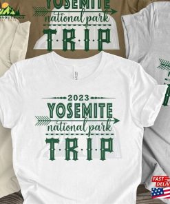Family Vacation Matching 2023 Yosemite National Park Group Shirt Unisex Sweatshirt