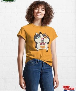 Fancy Calico In A Monicle And Top Hat Classic T Shirt Hoodie Sweatshirt 3