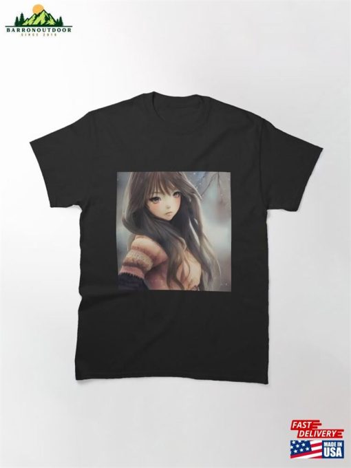 Fantasy Anime Girl Classic T-Shirt Unisex