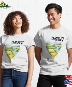 Floatinthrough The Sky Hot Air Ballooning Classic T Shirt Hoodie Sweatshirt 3