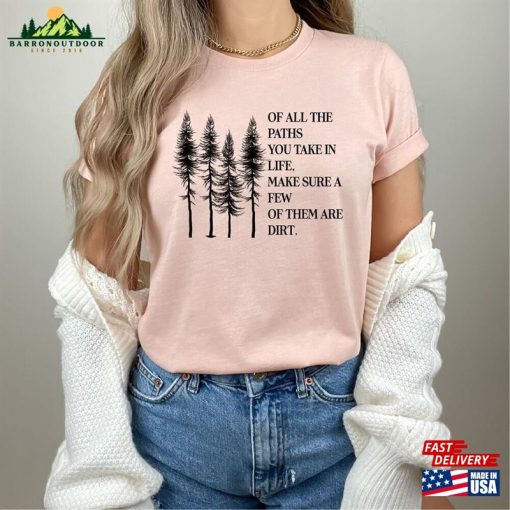 Forest Camping Shirt Outdoors Hiking T-Shirt Backpacking Tee Unisex Classic