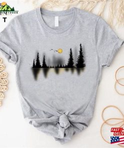 Forest Print Womens Adventure Shirts Camping Shirt Nature Lover Gift Sweatshirt Hoodie