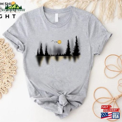 Forest Print Womens Adventure Shirts Camping Shirt Nature Lover Gift Sweatshirt Hoodie