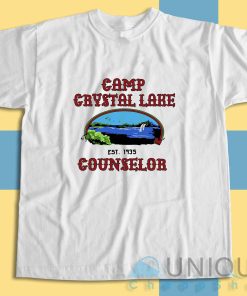 Friday The 13th Camp Crystal Lake Counselor T-Shirt Size S-3XL