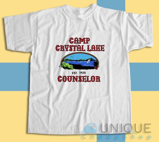 Friday The 13th Camp Crystal Lake Counselor T-Shirt Size S-3XL