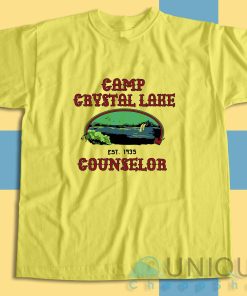Friday The 13th Camp Crystal Lake Counselor T-Shirt Size S-3XL