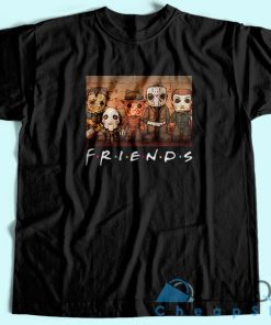 Friends Character Squad T-shirt Unisex Custom Tee Shirt Printing