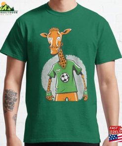 Funny Giraffe Football Player Classic T-Shirt Hoodie