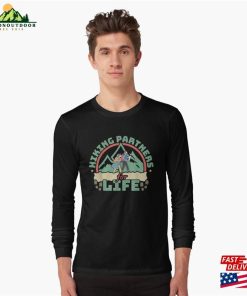 Funny Hiker Hiking Partners For Life Mom Dad Long Sleeve T-Shirt Unisex Sweatshirt