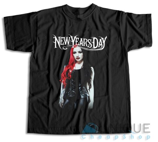 Get It Now! Ashley Costello New Years Day T-Shirt Size S-3XL