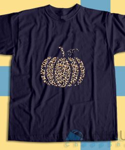 Get It Now! Leopard Pumpkin T-Shirt Size S-3XL