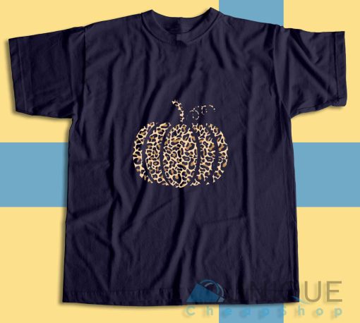 Get It Now! Leopard Pumpkin T-Shirt Size S-3XL