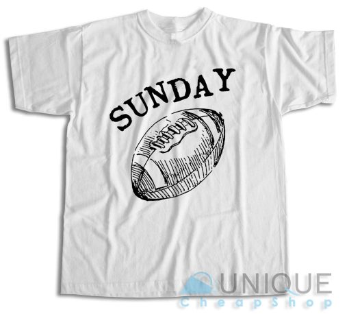 Get It Now! Sunday Funday Football T-Shirt Size S-3XL