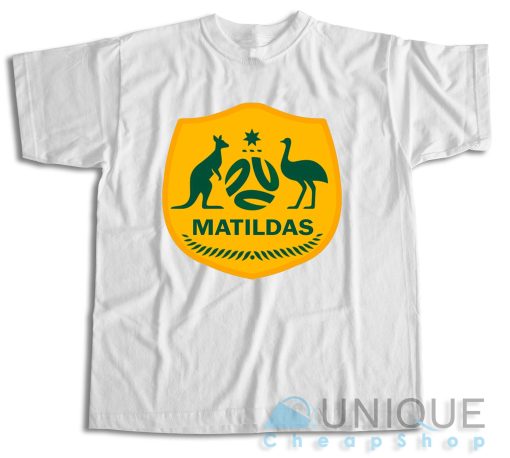 Get Now ! Kangaro Matildas Logo T-Shirt Size S-3XL