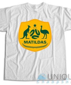 Get Now ! Kangaro Matildas Logo T-Shirt Size S-3XL