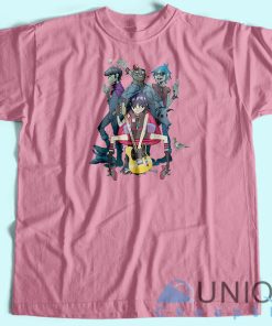 Gorillaz Band Pop Punk Rock T-Shirt  Unique Design Shirt