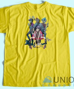 Gorillaz Band Pop Punk Rock T Shirt Unique Design Shirt 3