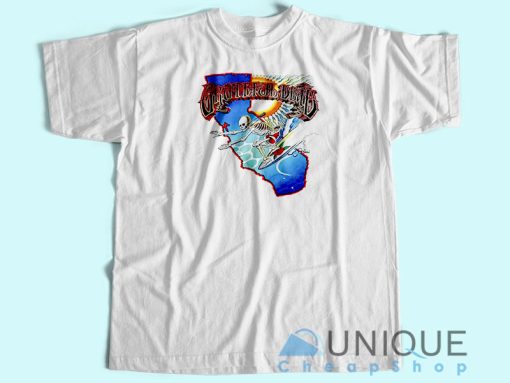 Grateful Dead Surfing T-Shirt Unisex Custom Tee Shirt Printing