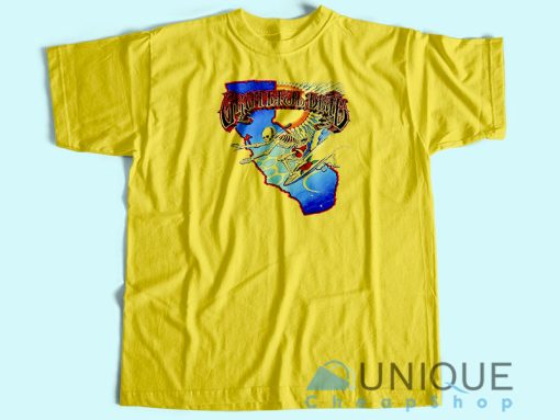 Grateful Dead Surfing T-Shirt Unisex Custom Tee Shirt Printing