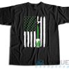 Green Beer American Flag St. Patrick’s Day T-Shirt Size S-3XL