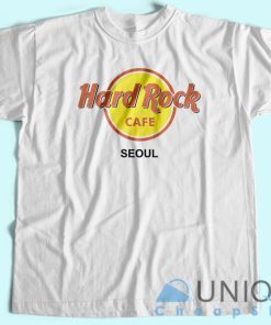 Hard Rock Cafe Seoul T-Shirt Unisex Tee Shirt Printing Size S-3XL