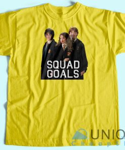 Harry Potter Squad Goals T-shirt Unisex Custom Tee Shirt Printing