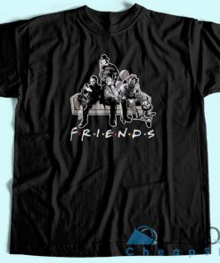 Horror Movie Friends T-Shirt Unisex Custom Tee Shirt Printing