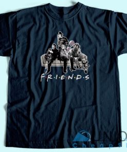 Horror Movie Friends T-Shirt Unisex Custom Tee Shirt Printing