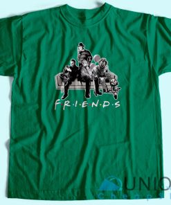 Horror Movie Friends T Shirt Unisex Custom Tee Shirt Printing 3