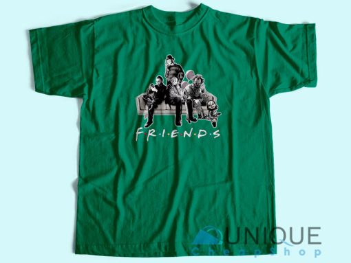 Horror Movie Friends T-Shirt Unisex Custom Tee Shirt Printing