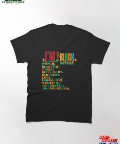 I Am Black Women Educated Classic T-Shirt