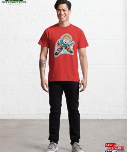 Ice Hokey Cartoon Classic T-Shirt Unisex 2 Ice Hokey Cartoon Classic T Shirt Unisex 3