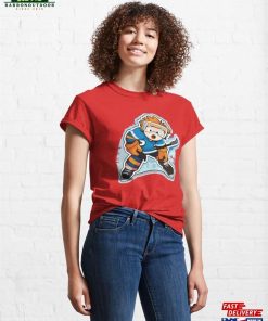 Ice Hokey Cartoon Classic T-Shirt Unisex 3 Ice Hokey Cartoon Classic T Shirt Unisex 4