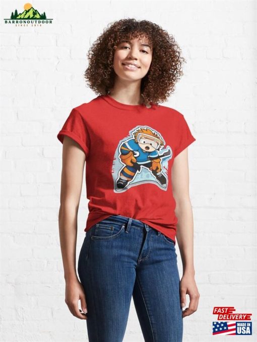 Ice Hokey Cartoon Classic T-Shirt Unisex